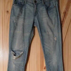 Dylan George sz 31 Ring Spun Denim Skinny Distressed Light wash